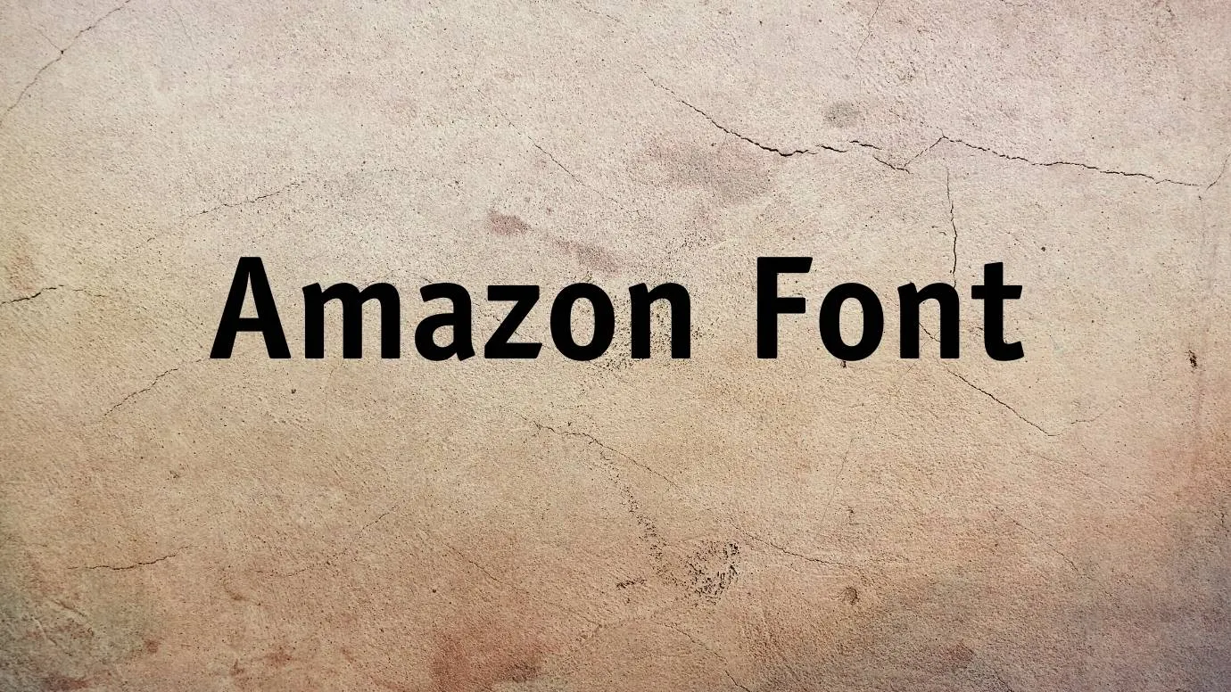 Amazon Font preview 1