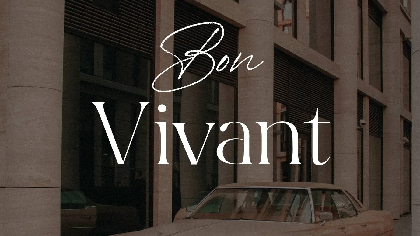 Bon Vivant Font preview 1