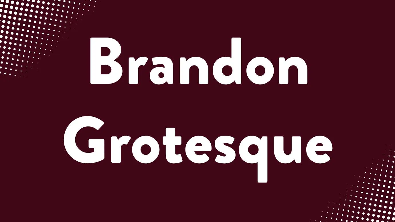 Brandon Grotesque Font thumbnail