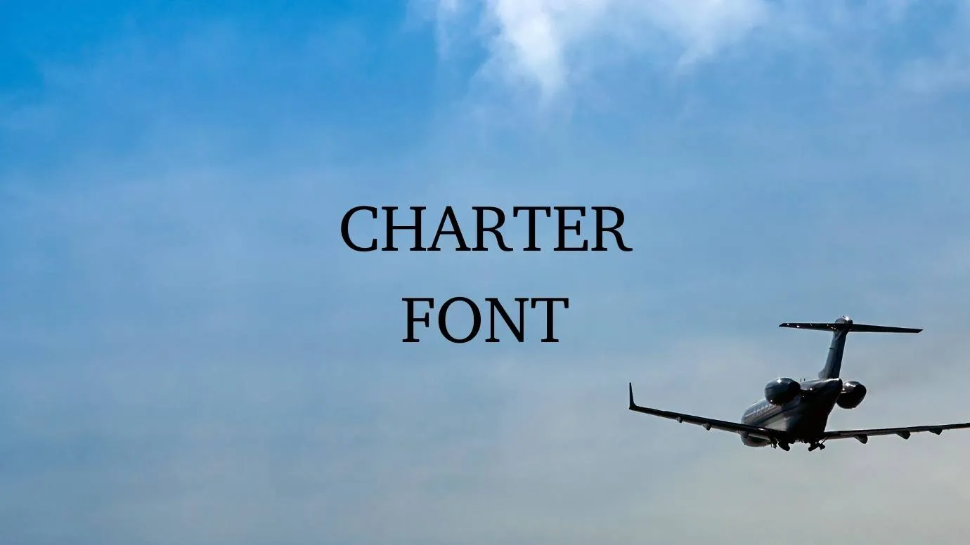 Charter Font preview 1
