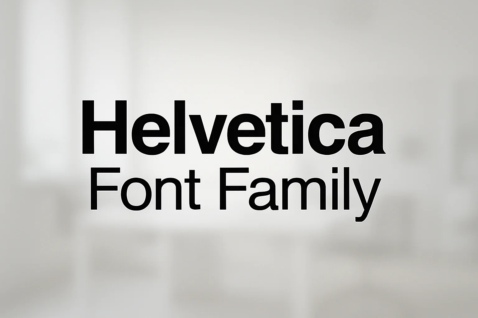 Helvetica Font thumbnail