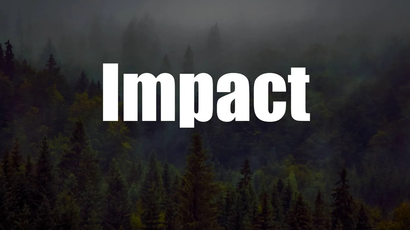 Impact Font thumbnail