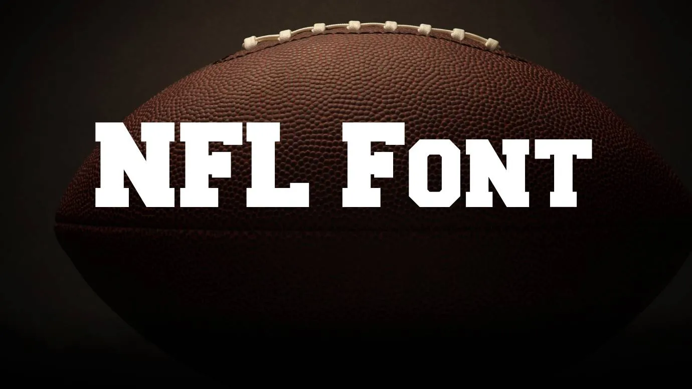 NFL Font preview 1