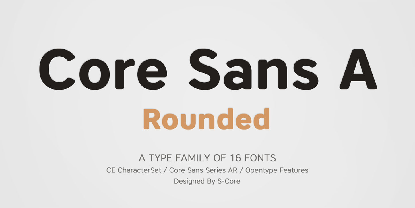 Core Sans Ar Font Family Free Download