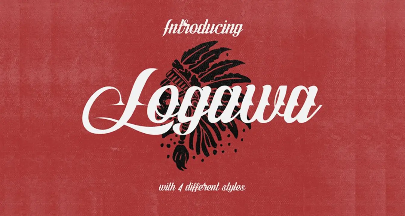 Logawa script Font