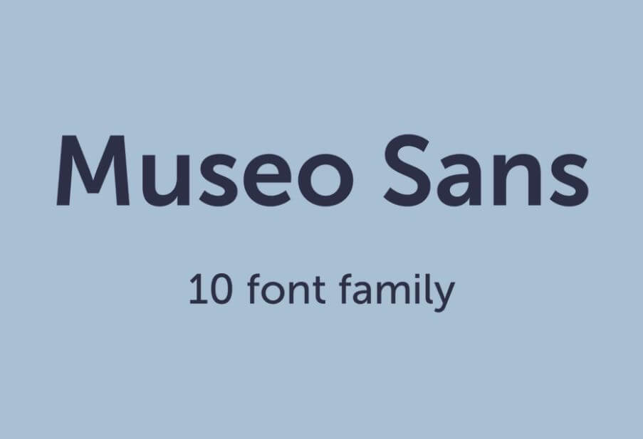 museo sans font - Museo Sans Font Free Download
