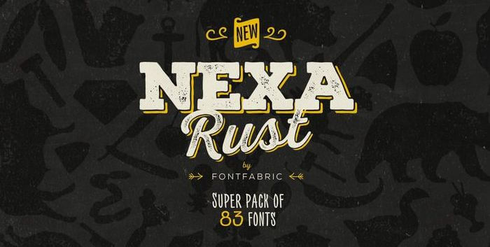 nexa font - Nexa Rust Font Free Download