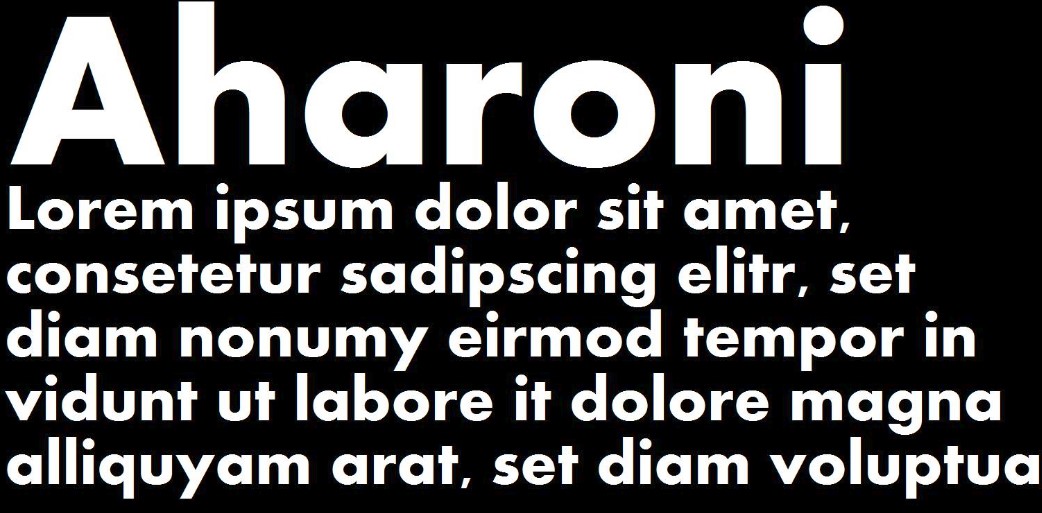 Download Aharoni Font For Mac