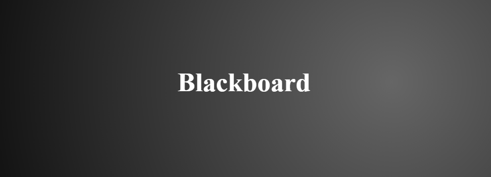 Blackboard Font