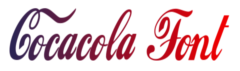 coca cola font style free download