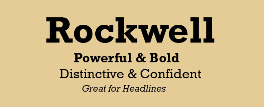 Rockwell Font Free Download Mac