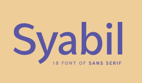 Syabil Font
