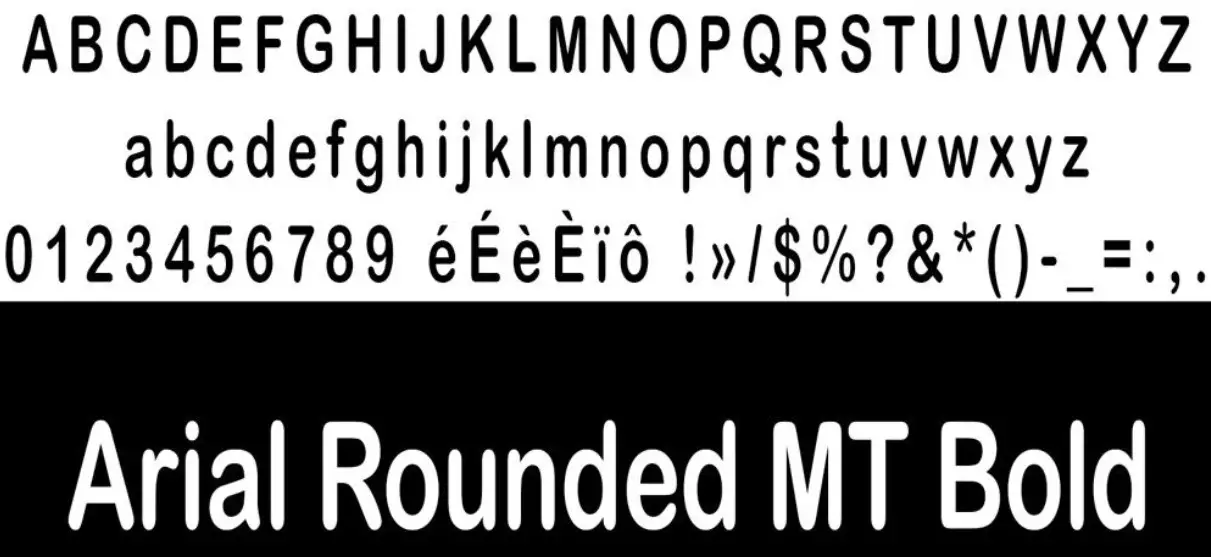 download and install arial round bold fonts