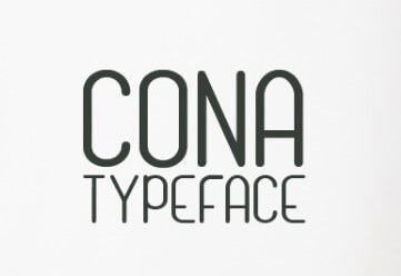 Cona Typeface