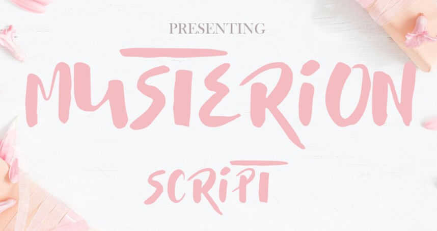 Musterion Brush Font