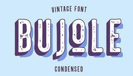 Bujole Vintage Font