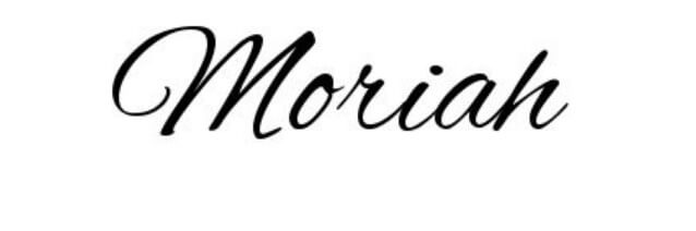 Moriah Script Font