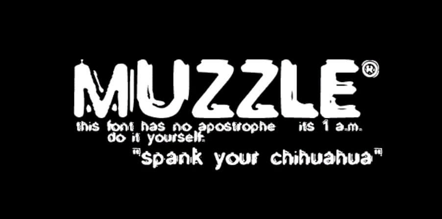 Muzzle Regular Font
