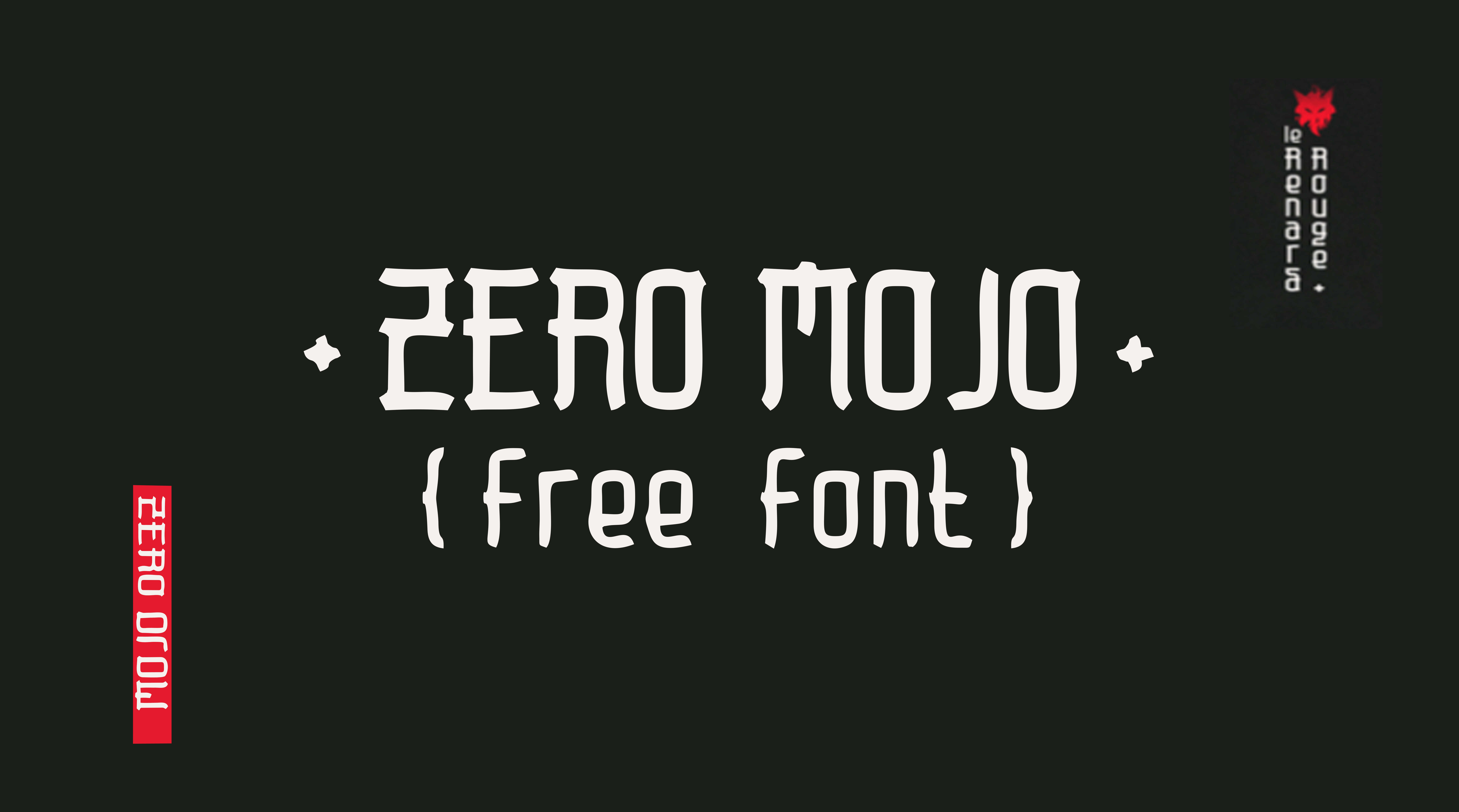 zero mojo font
