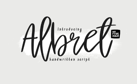 Albret Handwritten Font - Albret Handwritten Font Free Download