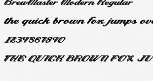 Brewmaster Regular Font 310x165 - Brewmaster Font Family Free Download