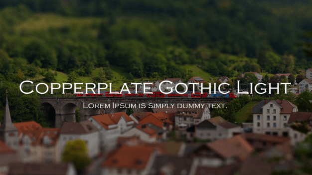 copperplate-gothic-font