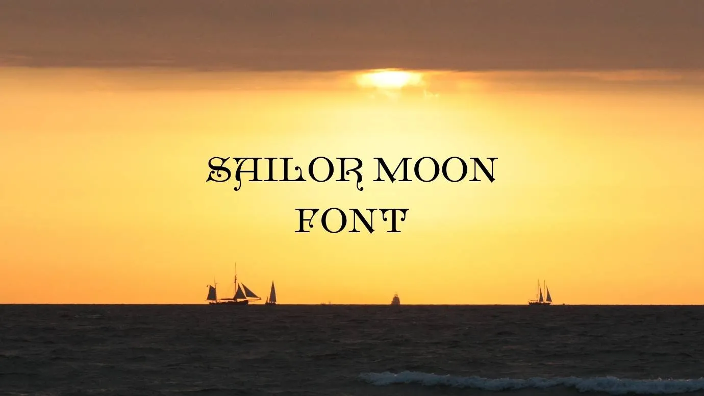 Sailor Moon Font Family
