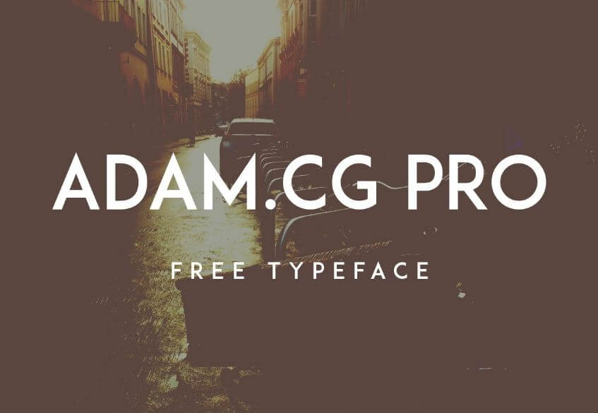 adam cg pro font - ADAM.CG PRO Font Free Download