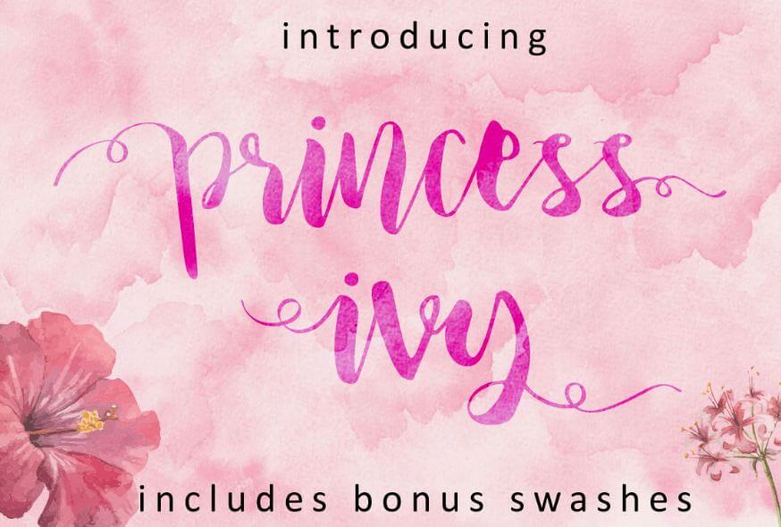 princess ivy - Princess Ivy Script Font Free Download