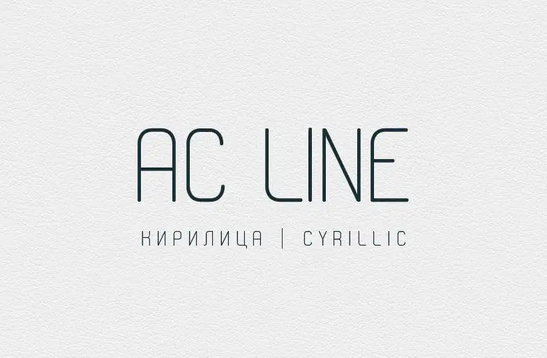 ac line font - AC Line Font Free Download