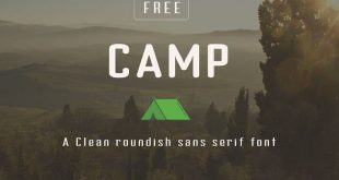 camp font 310x165 - Camp typeface Free Download