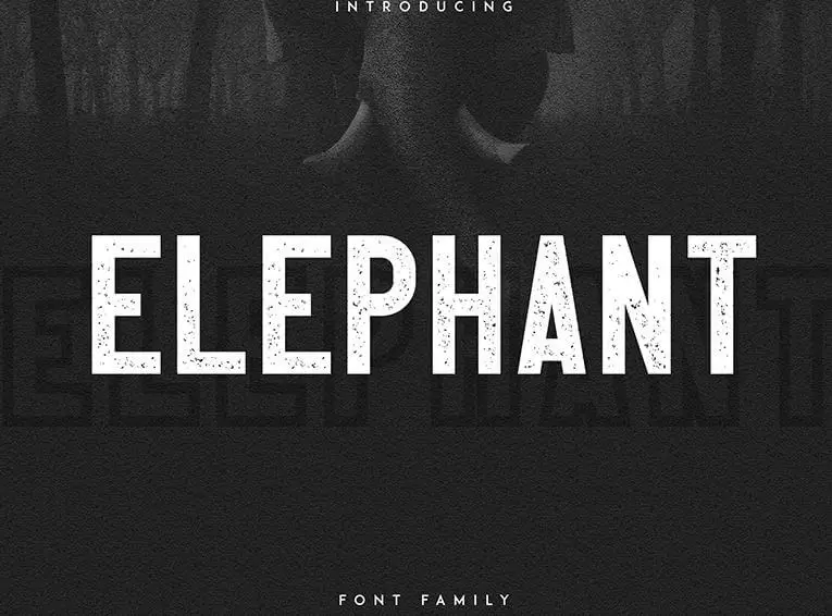 elephant font - Elephant Font Free Download