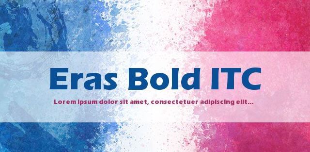 eras bold font - Eras Bold Itc Font Free Download