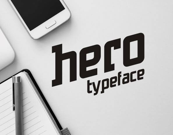 hero font - Hero Font Free Download