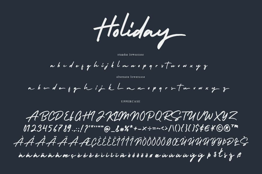 holiday script font - Holiday Bold Script Font Free Download