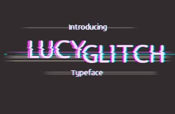 lucy glitch font - Lucy Glitch Font Free Download