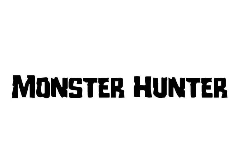 monster hunter font - Monster Hunter Font Free Download