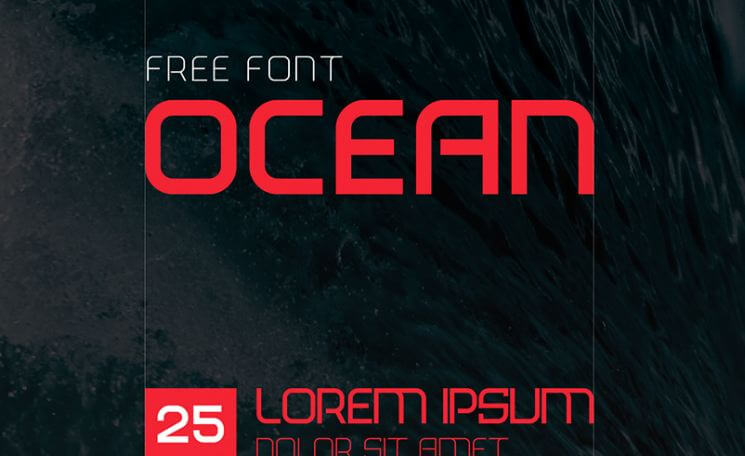 ocean font - Ocean Font Free Download