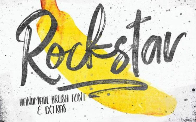 rockstar font - Rockstar Handmade Brush Font Free Download