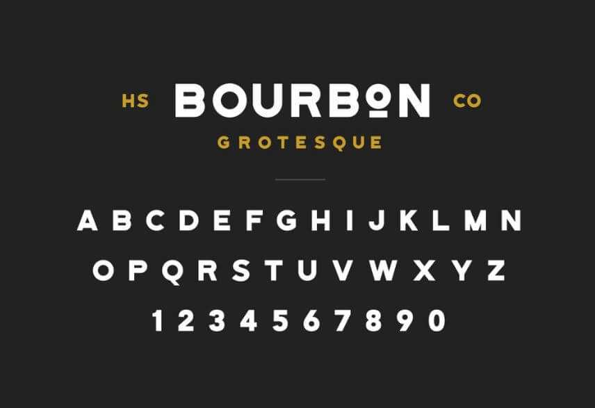 Bourbon font - Bourbon Grotesque Font Free Download