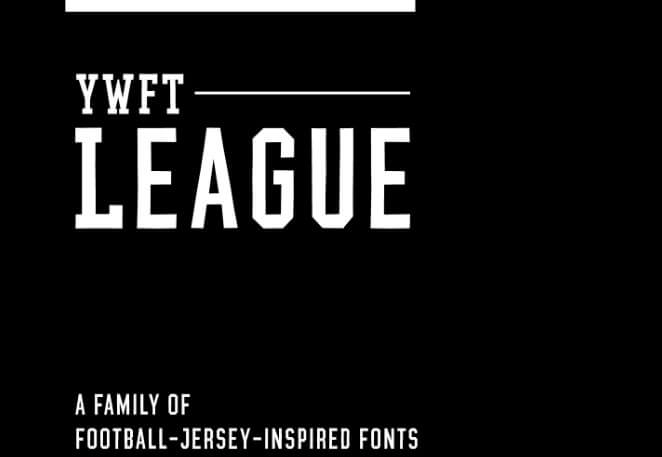 free jersey font