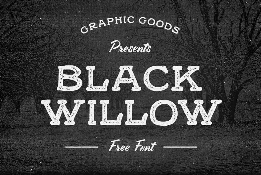black willow font - Black Willow Font Free Download