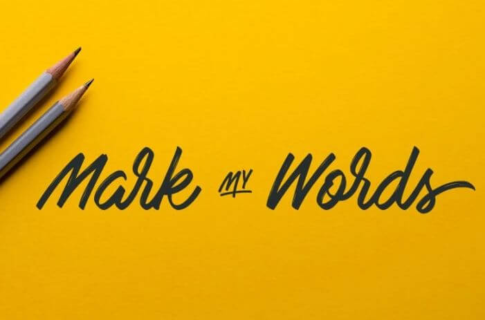 mark my word - Mark My Words Font Free Download