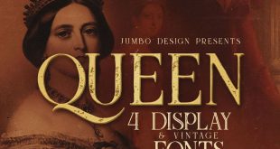 queen font 310x165 - Queen Display Font Free Download