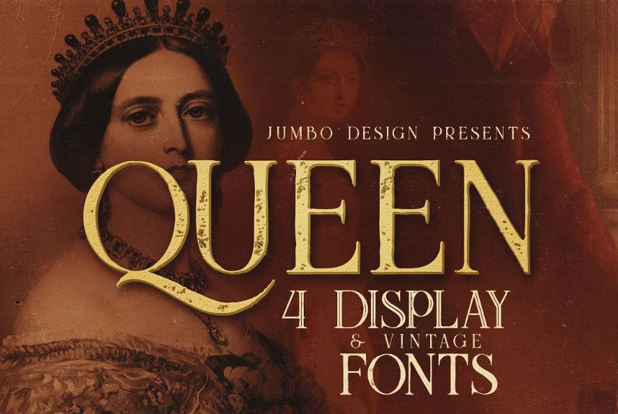 queen font - Queen Display Font Free Download