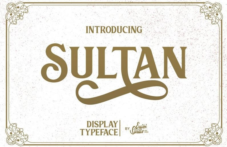 sultan font - Sultan Serif Font Free Download