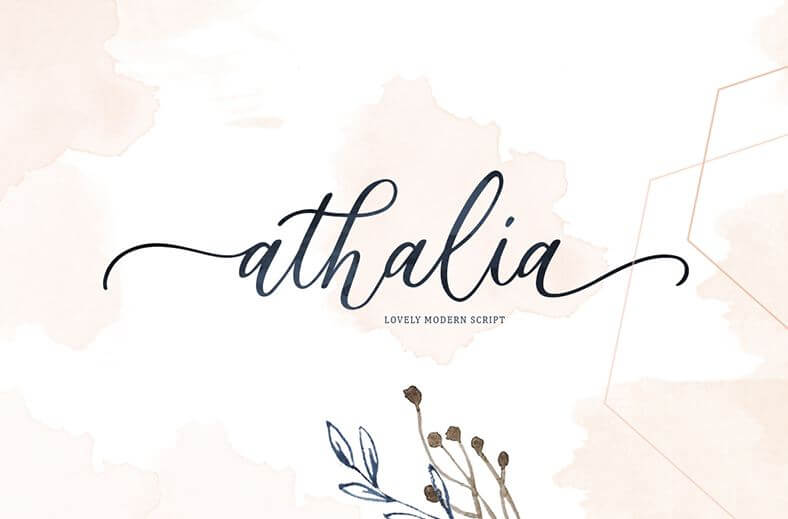 athalia font - Athalia Script Font Free Download