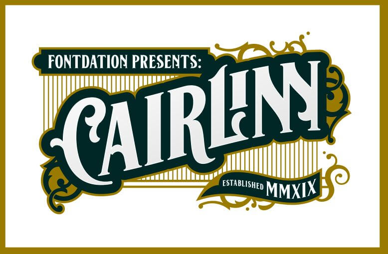 cairlin font - Cairlinn Vintage Font Free Download