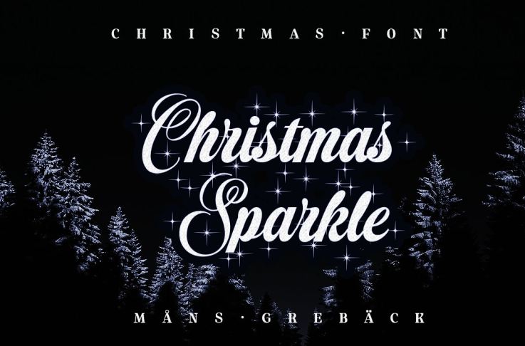christmas sparkle font - Christmas Sparkle Font Free Download