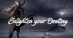 enlighten you destiny 310x165 - Enlighten Your Destiny Font Free Download